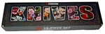 Astercook 6 Piece Flower Kitchen Stainless Steel Knives Set & Blade Guards-new. Fixed Price $13.99.