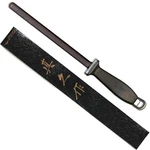 Japanese Mac Knife SRB-84 8.5" Black Ceramic Kitchen Honing Rod With Grooves. Fixed Price $54.95.
