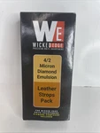 Wicked Edge 4/2 Micron Diamond Emulsion And Leather Strops Pack WE0402PDE - New. Fixed Price $63.50.