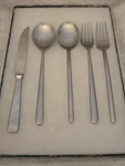 Lot Of 5 Mepra Italy Flatware - 1 Steak Knife & 2 Spoons Forks. Fixed Price $19.99.