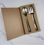 Mudpie Circa Serving Spoon And Fork. Fixed Price $22.50.