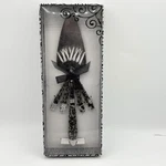 5-PC Wild Eye Designs Cake Serving Set Black/clear Beaded Server & Dessert Forks. Fixed Price $15.96.