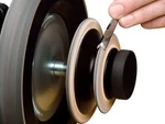 Tormek #TOR-LA120 Profiled Leather Honing Wheel. Fixed Price $95.00.