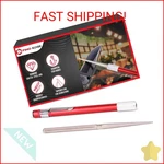 Fino Edge Serrated Knife Sharpener Rod - Retractable Diamond Sharpening Ul. Fixed Price $10.10.