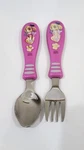 Zak Designs Flatware Spoon Fork Plastic Handle Paw Patrol Skye Kid's Set. Fixed Price $6.99.