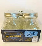 Ball Pint Pack Regular Mouth 140TH Anniversary Keepsake Jars 16OZ Mason. Fixed Price $23.72.