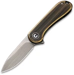 Civivi Mini Elementum Framelock Rubbed Brass Folding 14C28N Pocket Knife 18062Q1. Fixed Price $43.48.