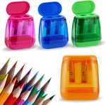 Sonuimy Pencil Sharpeners, 4 Pcs Manual,dual Holes Covered. Fixed Price $8.68.