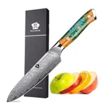 Wildmok Kitchen Utility Multi-purpose Knife, 5 Inch Damascus VG-10 Steel Japan. Fixed Price $49.50.