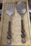 Cypress Home Salad Set Of 2 Fork Spoon Nib. Fixed Price $10.99.