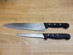Set Of Freidr. Dick Knives 10" Chef 4447-26 & 6" Boning 4370-15 Sharpened. Fixed Price $35.00.