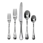 Ginkgo 42-PC Lafayette Hammered Stainless Steel Flatware Set New. Fixed Price $189.95.