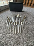 Oneida Stainless Steel Flatware Set - 18 Piece Assortment. Fixed Price $25.00.