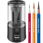Afmat Electric Long Point Pencil Sharpener For Count (pack Of 1), Black. Fixed Price $52.99.