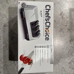 Chef Schoice Trizor Xv Model 15 Electric Knife Sharpener Black New. Fixed Price $140.00.