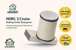 New Horl 3 Cruise Rolling Knife Sharpener Diamond & Steel Discs, Sand (2024). Fixed Price $239.00.