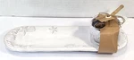 Mud Chips And Dip Tray Bowl Spoon Set Sea Shells Coastal Vibe 3 Piece. Fixed Price $24.99.
