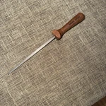 Vintage Chicago Cutlery Knife Honing Rod Sharpening Steel Tool Wood Handle. Fixed Price $9.99.