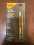 Portable Smiths Diamond Retractable Pocketknife Sharpener Serratedrod. Fixed Price $8.99.