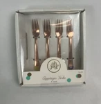 Oh Joy Appetizer Forks Rose Gold 4 Count Target Brand Mini Silverware New. Fixed Price $13.59.
