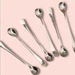 6 Pcs Ice Tea Long Drink Spoon Pintinox. Fixed Price $30.00.