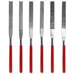 6PC Diamond Coated Flat File Set, 40 To 600 Grit. Fixed Price $43.11.