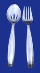 Gourmet Setting Beam STAINLESS18/10 Satin -set Of 2 Serving Pieces Fork/ Spoon. Fixed Price $16.99.