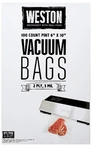 Weston Vacuum Sealer Food Bags, 6" X 10" Pint Size 100 Count, Transparent. Fixed Price $26.89.