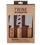 Pc. Cheese Knife Boxed Set Twine Rustic Elegance 3.3" Handle Length. Fixed Price $25.00.