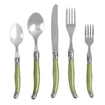 French Home 20-PIECE Stainless-steel Laguiole Flatware Set, SERVICE-4, Spring Gr. Fixed Price $79.87.