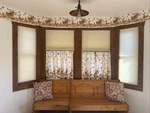 Vintage Harvest Kitchen Curtain Set 132" Valance + 5 Caf Panels 24X28 Nwot. Fixed Price $99.99.