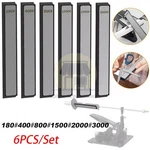6PCS 180-3000GRIT Diamond Sharpening Stone Set Knife Sharpener Plate For Kitchen. Fixed Price $14.99.