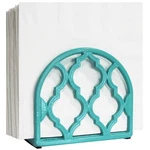 Turquoise Cast Iron Classic Napkin Holder For Kitchen Table Decor. Fixed Price $25.41.