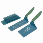 Kuhn Rikon Slice & Serve Knives Set Of 2 With Sheaths K65363 New. Fixed Price $17.63.
