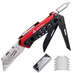 Edcfans Folding Utility Knife Box Cutter With 5 Razor Blades, Pocket .... Fixed Price $37.73.