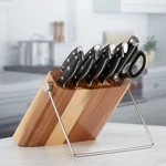Ergo Chef Knife Block Set 11PC Pro Series 2.0 Forged Knives Acacia Wood. Fixed Price $299.99.