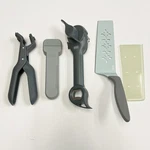 Kuhn Rikon Can Opener, Jar Grippers & Slice Knife Grey. Fixed Price $33.96.