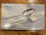 Towle Copenhagen Holiday 2 Piece Serving Dinner Set. Fixed Price $19.99.