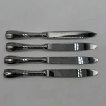 Ricci Argentieri Diva Flatware Set Of 4 Hollow Handle Butter Knives 18/10 Ss. Fixed Price $10.00.