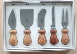 New - Williams Sonoma Italian Cheese Knives Olive Wood Handles Set Of 5. Fixed Price $19.99.
