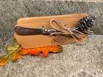 Mud Pie Butter Cheese Knife Spreader Charcuterie Pine Cone Branch Design Handle. Fixed Price $14.95.