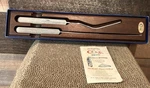 Vintage Carvemaster By Case #P301SS Carving Set Original Box. Fixed Price $42.00.