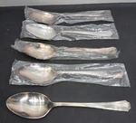 New Oneida Silversmiths Plated Flatware 1960S Table Spoon Set Of 5. Fixed Price $21.24.