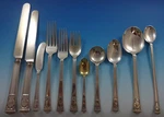 San Lorenzo By Tiffany And Co Sterling Silver Flatware 12 Set Service 221 Pcs. Fixed Price $39500.00.