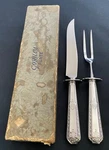 1929 Beaumont Gorham Ep Piece Steak Carving Set Original Box. Fixed Price $39.00.