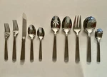29 Pcs Waterford Carleton Stainless 18/10 Flatware Set Lightly Used. Fixed Price $256.50.