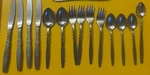 15 Pc International Lyon Alhambra Stainless Mixed Flatware Knives Forks. Fixed Price $35.50.
