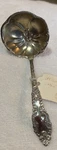 BMS11 By Baker Manchester Sterling Silver Ornate 4 1/2"CREAM Ladle. Fixed Price $100.00.