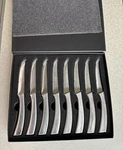 Emeril Lagasse Steak Knife Set 8 Piece 4.5 New Kitchen Cutlery Flatware. Fixed Price $45.00.