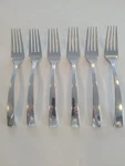 Pottery Barn Stainless Arc Set Of 6 Salad Forks. Fixed Price $129.99.